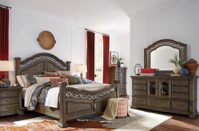 Magnussen Home® Durango Willadeene Brown King Panel Headboard-1