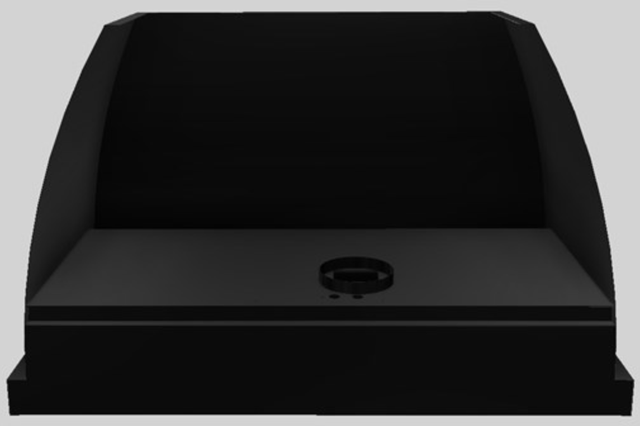 Vent-A-Hood® Designer Series 48" Black Wall Mounted Range Hood-4