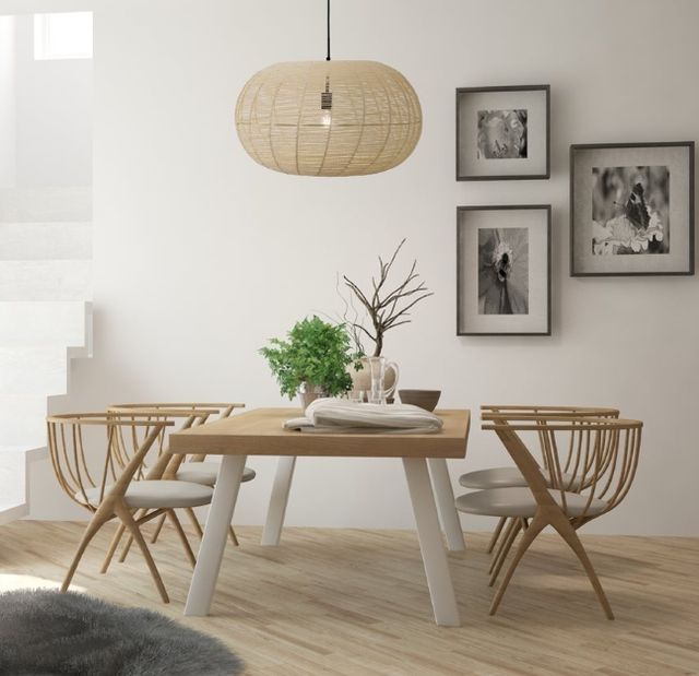 YHD Sina Beige 1-Light Large Pendant Lighting-1