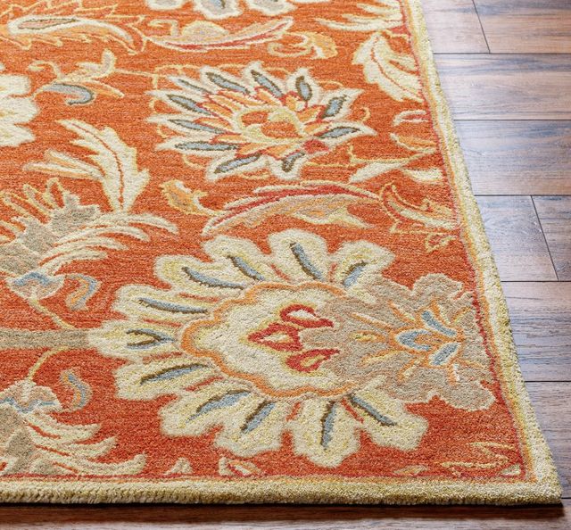 Surya Caesar Orange 5'x8' Area Rug-1