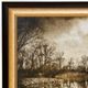 Stylecraft On The River II Black/Dark Yellow/White Wall Art -1