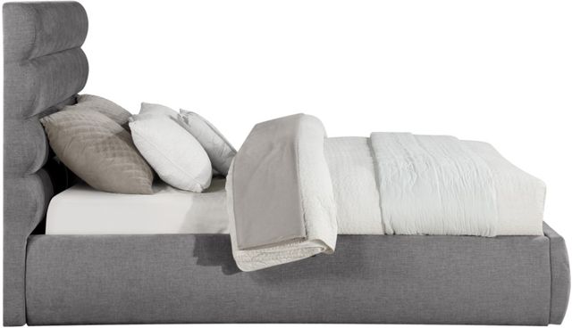 Meridian Furniture Adam Grey Queen 52" Upholstered Panel Bed-2