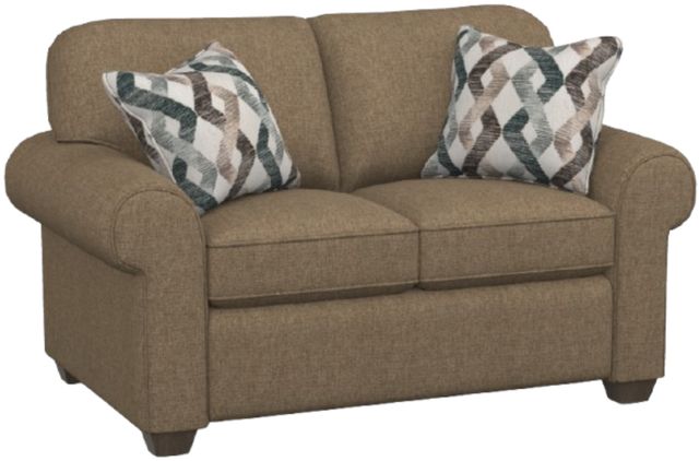 Flexsteel® Thornton Brown Mocha Loveseat-0