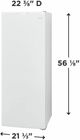 Frigidaire 7 Cu. Ft. White Garage Ready Upright Freezer-2