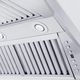 ZLINE 48" Stainless Steel Professional Convertible Vent Wall Mount Range Hood with Crown Molding-5