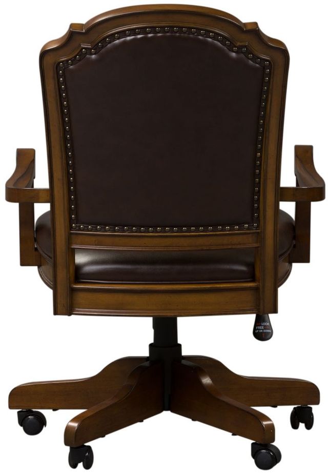 Liberty Furniture Amelia Antique Toffee Jr. Executive Office Chair-3
