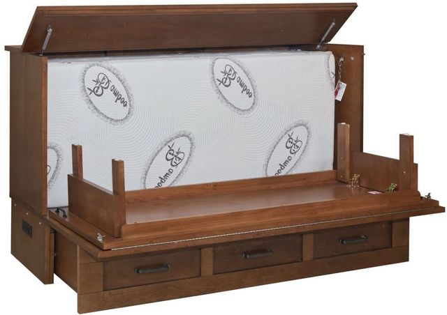 CabinetBed Inc.™ Elite Harrison Cojoba Folding Queen Bed-3