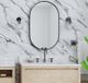 Bassett Mirror Matte Black Wall Mirror-2