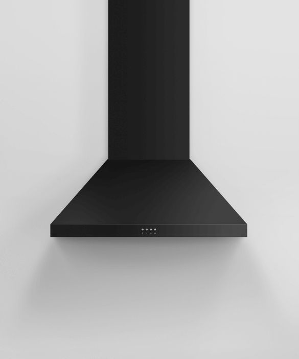 Fisher Paykel Series 7 30" Black Wall Mounted Range Hood-2