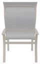 Telescope Casual Belle Isle Abalone/Desert Aluminum/Fabric Outdoor Sling Supreme Arm Chair with Laguna Rustic Polymer Arm Accent-3
