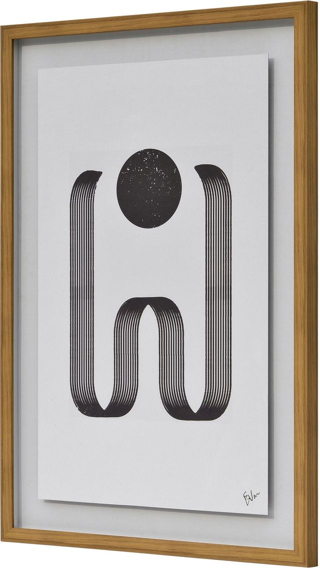 Renwil® Arlo Black Abstract Print-1