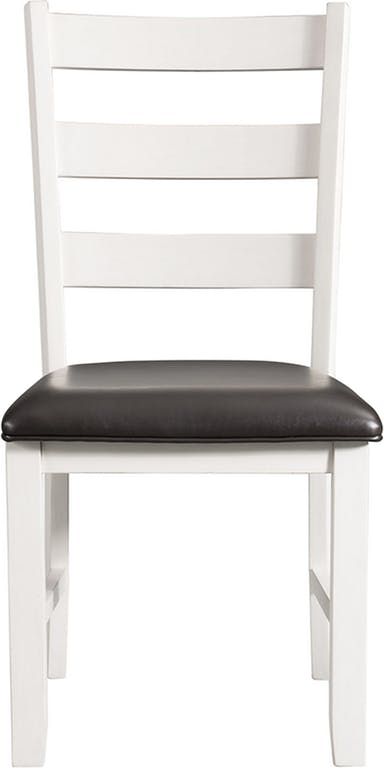 Elements International Martin 5-Piece Dark Brown/White Dining Set-2