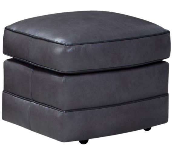 Smith Brothers Customizable 506 Leather Ottoman-0