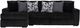 Signature Design by Ashley® Midnight-Madness 2-Piece Onyx Left-Arm Facing Sectional and Chaise-0