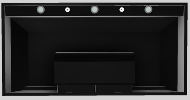 Vent-A-Hood® Designer Series 48" Black Wall Mounted Range Hood-1