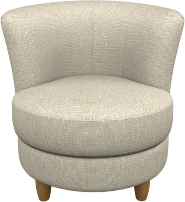 Best® Home Furnishings Customizable Palmona Swivel Chair with Honey Birch Legs-1