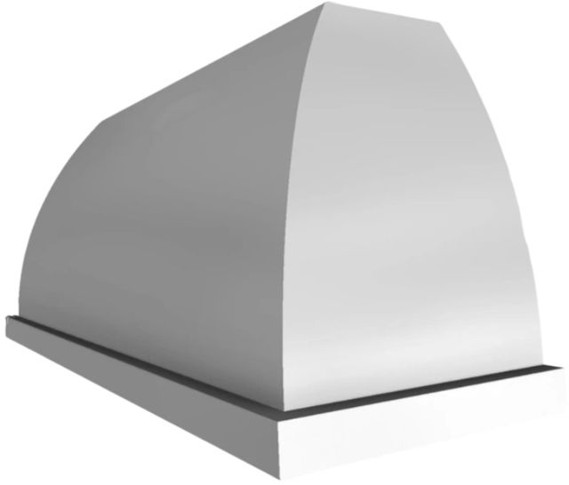 Vent-A-Hood® Designer Series 66" Stainless Steel Wall Mounted Range Hood-3