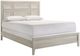 Crown Mark Lorraine Antique White Queen Panel Bed-2
