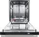 FORNO® Pozzo 24" White Top Control Built In Dishwasher-3