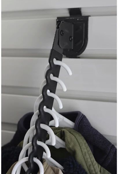 Gladiator® 2 Pack Hammered Granite Foldaway Hanger Hook-8