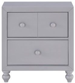 Mazin Furniture Wellsummer 4 Piece Gray Twin Bedroom Set-3