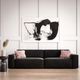 TOV Furniture Olafur Black Velvet Sofa-4