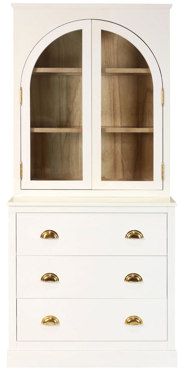 Stylecraft Tamara Day Linen White Hutch-2