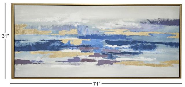 Deco Marche Canvas Abstract Long Wall Art-2