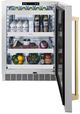 ZLINE Autograph Edition Touchstone 5.2 Cu. Ft. Stainless Steel Freestanding Beverage Center with Champagne Bronze Handle-2