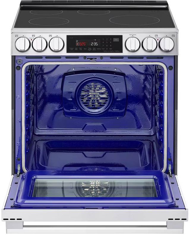 LG 30" PrintProof® Stainless Steel Smart Slide-In Induction Range with InstaView®-2