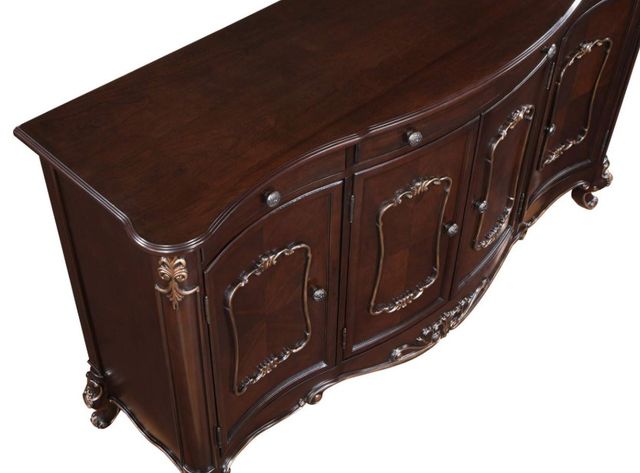 New Classic® Home Furnishings Constantine Royal Classics Cherry China Cabinet and Buffet Set-4