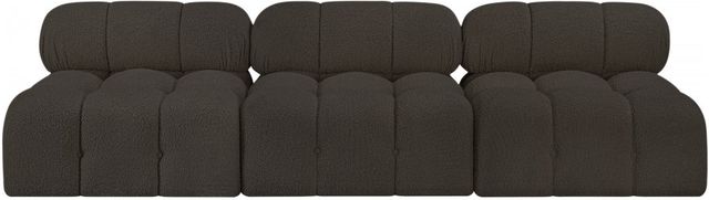 Meridian Furniture Ames 3-Piece Brown Sofa-1