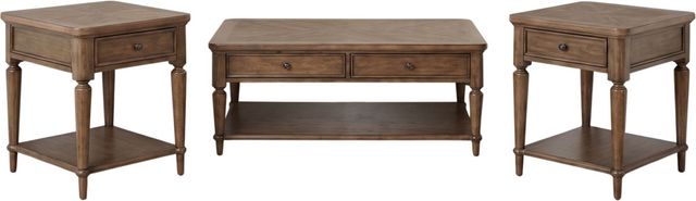 Liberty Furniture Harrison Heights 3-Piece Sienna Occasional Table Set-0