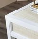 Crestview Collection Sandy Shores Cream End Table with Frame-5