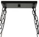 Uttermost® Edgecomb Faux Beechwood/Matte Black 10-Light Indoor-Outdoor Chandelier-5