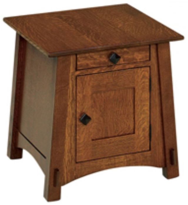 Fusion Designs Customizable Memphis Closed Occasional End Table-0