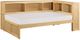 Homelegance® Bartly Natural Twin Bookcase Corner Bed-0