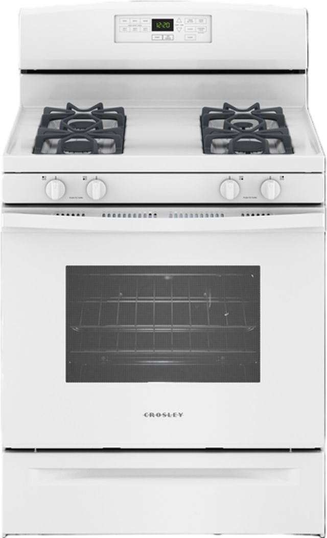 Crosley® 30" White Freestanding Gas Range-0