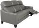 Armen Living Milos Light Gray Leather Power Reclining Sofa-4