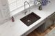 Elkay Quartz Classic® Mocha 25" x 18-1/2" x 5-1/2" Single Bowl Undermount ADA Sink with Perfect Drain®-2