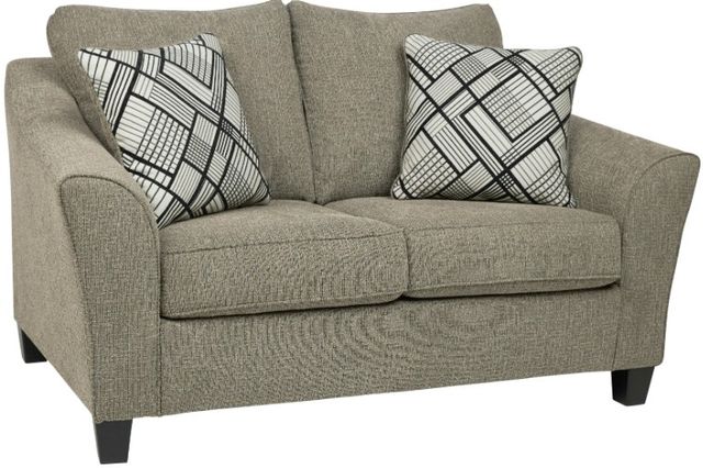Benchcraft® Barnesley 2-Piece Platinum Living Room Set-2