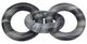 A & B Home Natural Gray Link Marble Chain Sculpture-1