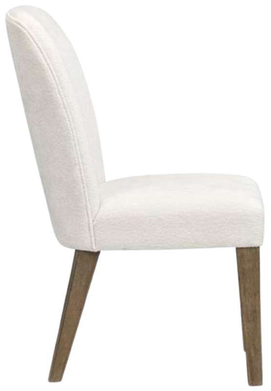 Magnussen Home® Westbourne Dark Umber/Milo Ivory Upholstered Dining Side Chair-3