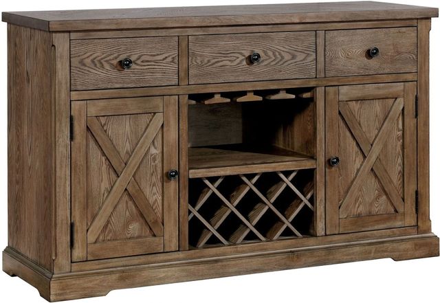 Furniture of America® Julia Light Oak Server-0