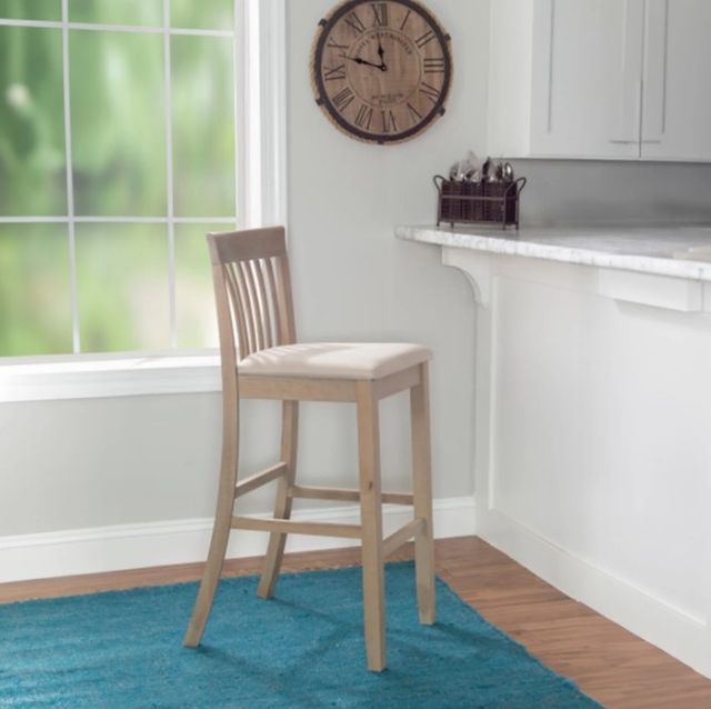 Linon Torino Gray Wash Bar Stool-1