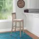 Linon Torino Gray Wash Bar Stool-1