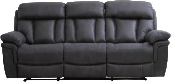 CHEERS Anabelle Cayman Gunmetal Dual Manual Reclining Sofa-0