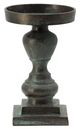 A & B Home Timeworn Patina Metal Pillar Holder-1