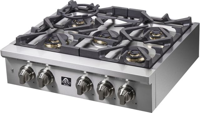 FORNO® ALTA QUALITA 30" Stainless Steel Pro-Style Gas Rangetop-4