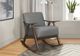 Homelegance® Waithe Dark Walnut/Gray Rocking Chair-1